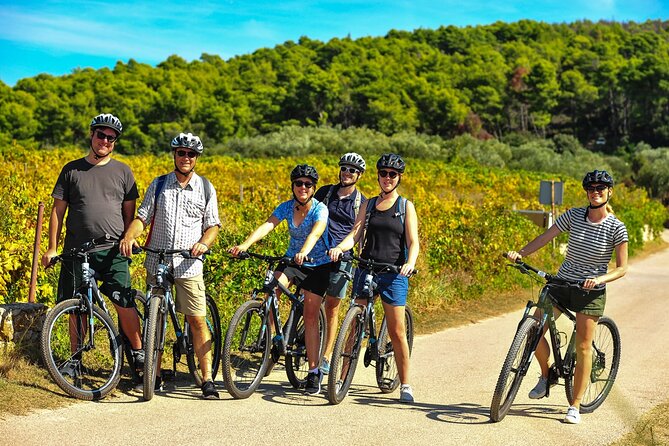 Half-Day Bike Tour in Lumbarda with Wine Tasting - Cypress Trees and the Church of St. Anthony