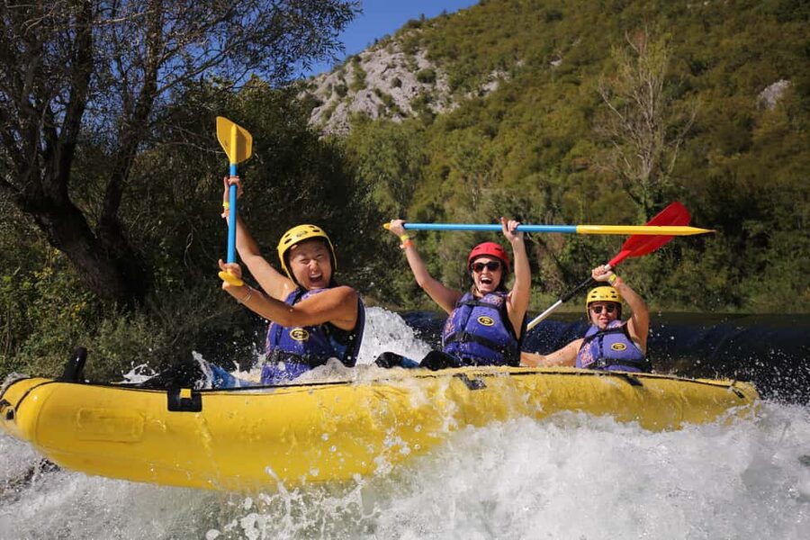 Half-Day Cetina River Rafting - Getting fitted out and learning the basics