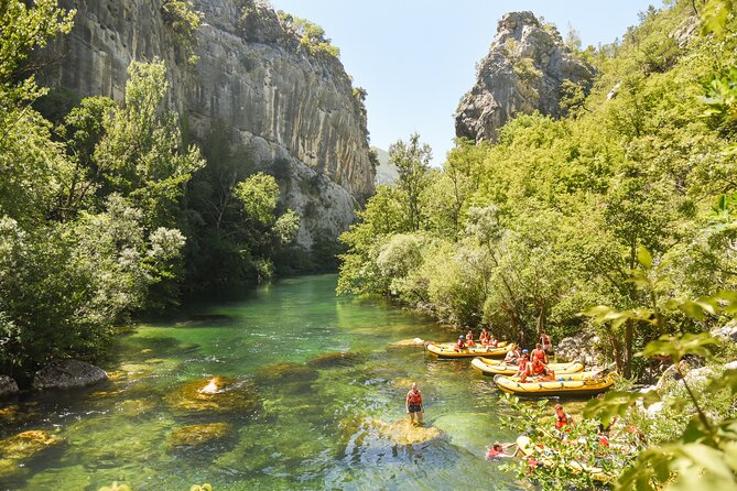Half-Day Rafting Experience on Cetina River with Cliff Jumping and more - Cliff jumping without pressure