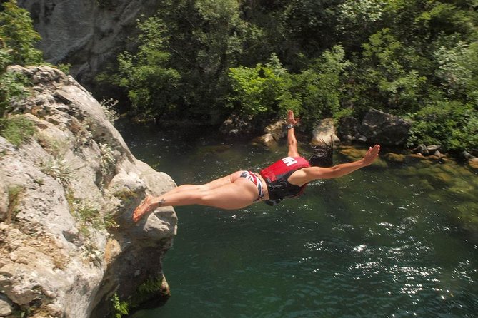 Half-Day Rafting Experience on Cetina River with Cliff Jumping and more - Getting fitted out before the water