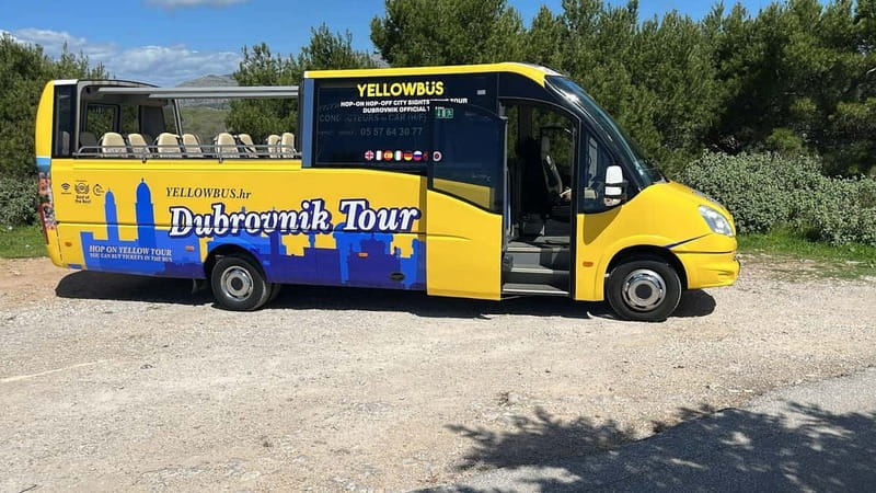 Hop-On Hop-Off Yellow Cabrio Tour: See Dubrovnik in 90mins - The 90-minute route and what you can see