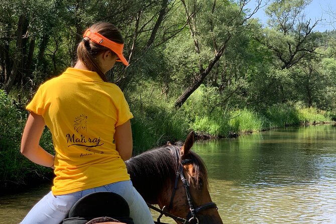 Horseback Riding Across River Ljuta with transport - Meeting Antea and Iris at the ranch