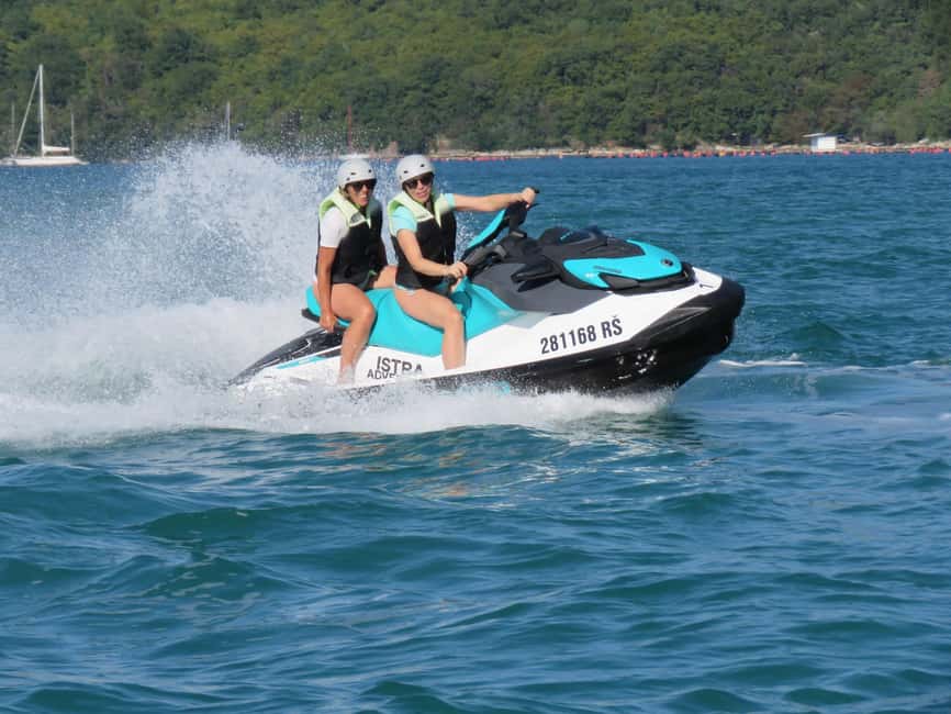 Istra Adventure JET SKI SAFARI 20, 45, 90 MIN - The 150-minute Special Tour along eastern Istria