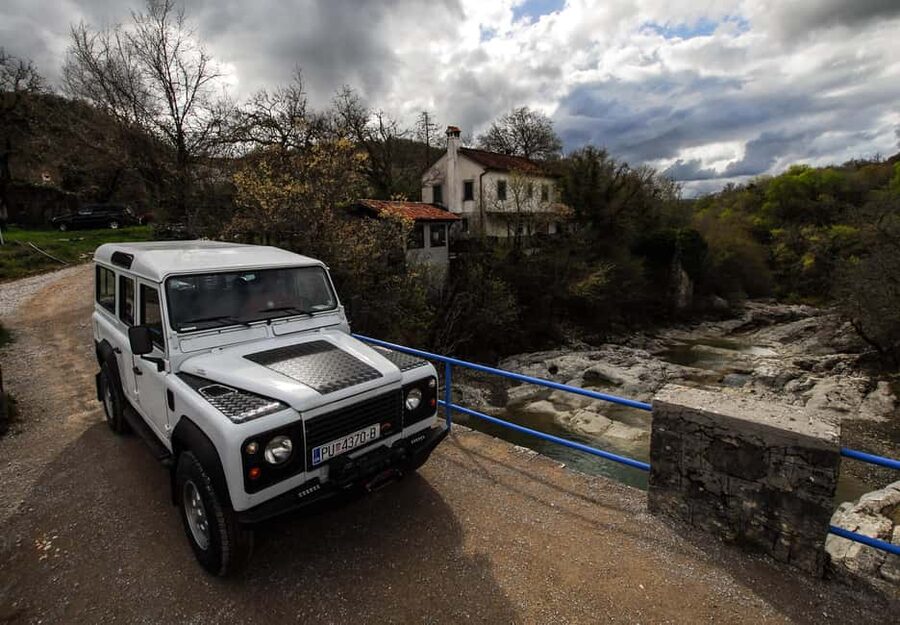 Istria: Land Rover Off-Road Adventure with Tastings - The Land Rover ride and water crossings