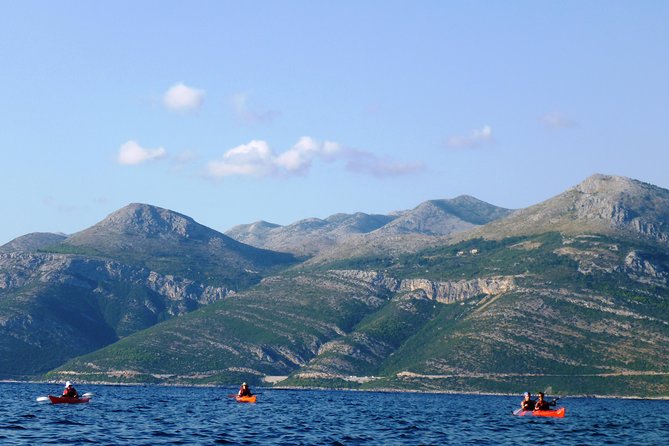 Kayak and Bike Tour to Sipan island from Lopud - The final paddle back to Lopud