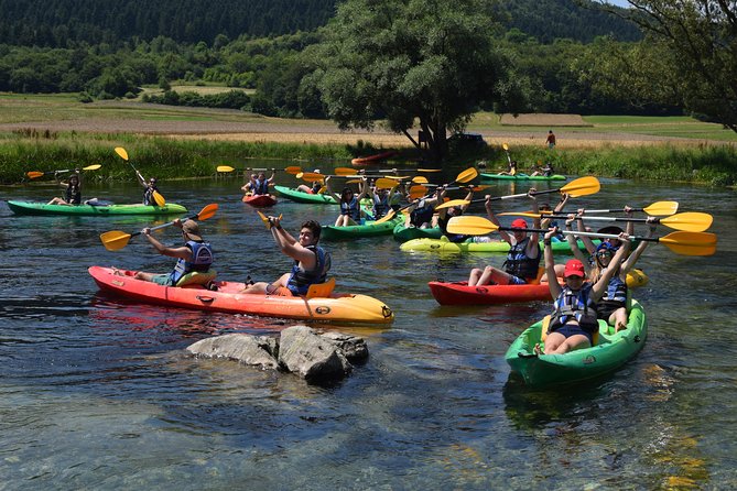 Kayak on the Gacka River - Paddling eight kilometers with the current