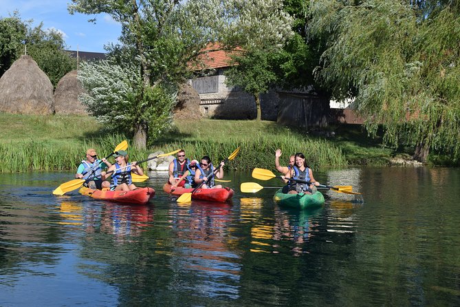 Kayak on the Gacka River - Clear water, birding, and a very cold swim