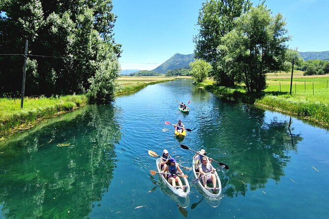 Kayak on the Gacka River - Group size, independence, and the small print