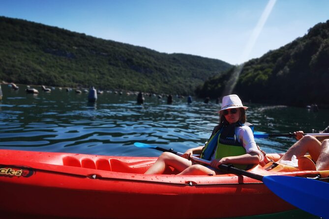 Kayaking Experience in Lim Bay Sea in The Croatian Fjord - Paddling through the Lim fjord