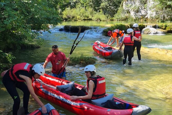 Kayaking in Mreznica Waterfalls near Slunj and Plitvice Lakes - From the waterfalls to Tržić Bridge
