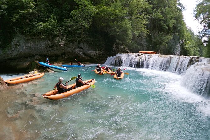 Kayaking Mrežnica river - Milkovića slap brings the biggest thrill