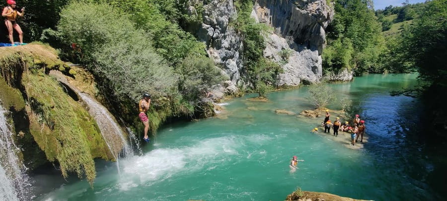 Kayaking Mreznica Waterfalls in Natural Monument - Is $64 a fair price?