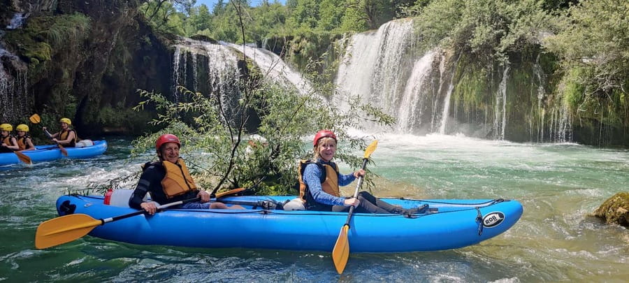 Kayaking Mreznica Waterfalls in Natural Monument - What the guides add to the day