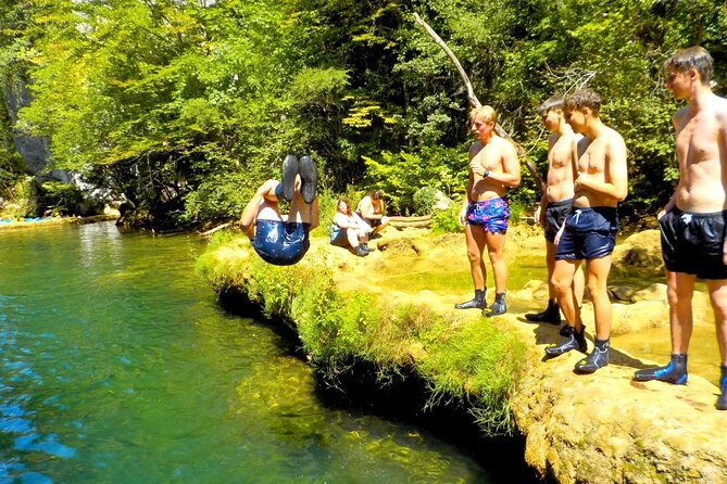 Kayaking on Upper Mreznica River - Slunj, Croatia - The final waterfalls and return to base