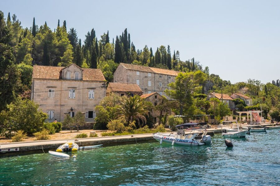Korčula 3 ISLAND CATAMARAN TOUR Badija - Vrnik - Stupe - Stupe and the Blue Lagoon
