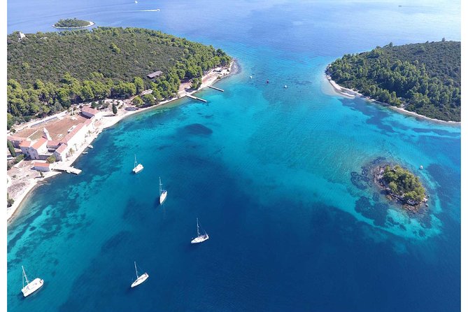 Korcula 3 Islands Tour - Badija - Vrnik - Stupe (shared tour) - Badija: the best stop for a walk and a swim