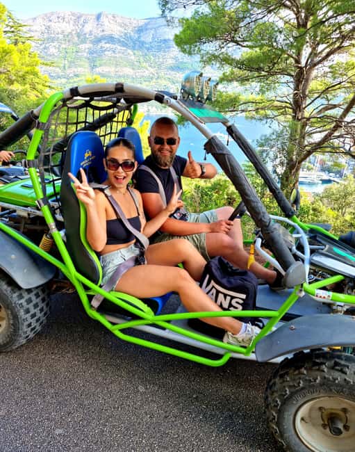 Korcula: Buggy Safari with Local Food and Wine Tasting - Riding through olive groves, vineyards, and island back roads