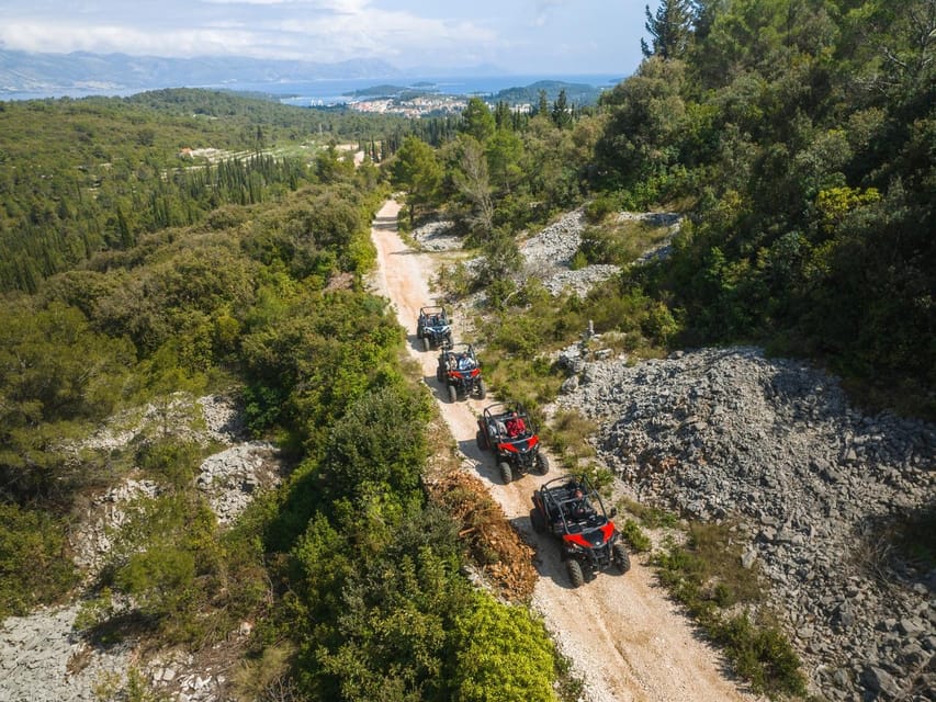 Korcula Buggy Safari With Wine Tasting - The vineyard tracks toward La’Banya