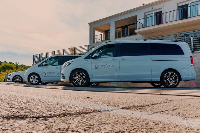 Korcula Island Private Sightseeing Tour Including Wine Tasting - The Mercedes V-Class and group size