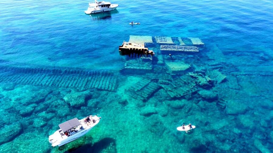 Korčula Snorkeling&Swimming, Shipwreck & More, Private Tour - The Boka shipwreck near Mokalo