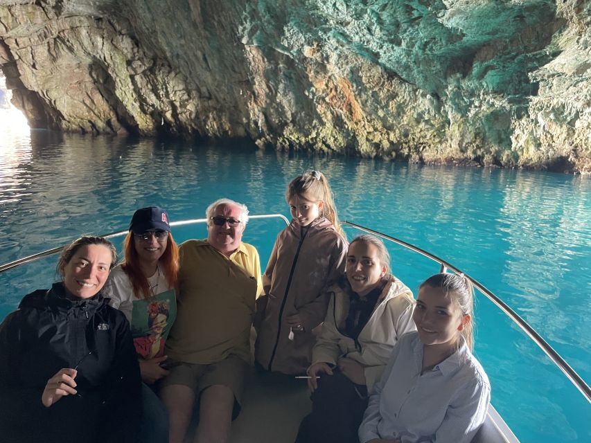 Kotor: Boat Cruise with Blue Cave Swim and Submarine Base - Leaving Kotor on a 22-seat speedboat