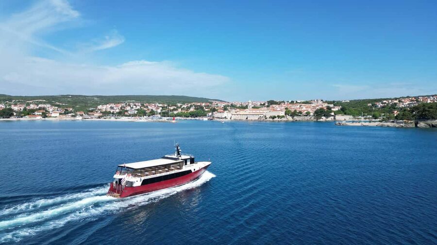 Krk:Rab & Pag Boat Trip with Swimming & City Tour with lunch - Boarding at MB Tajana Krk