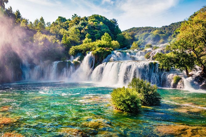 Krka National Park Tour with tour Guide & Wine tasting from Split & Trogir - Walking around Skradinski Buk