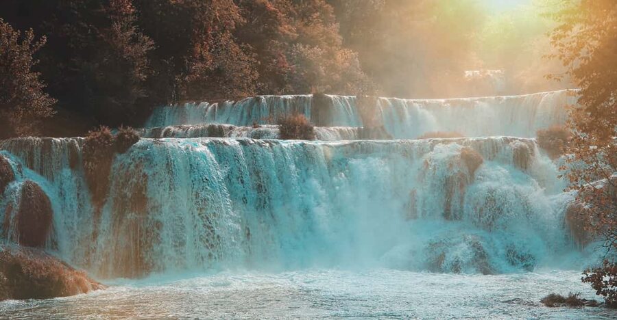 Krka National Park Waterfalls Group Tour from Split - Walking through Skradinski Buk