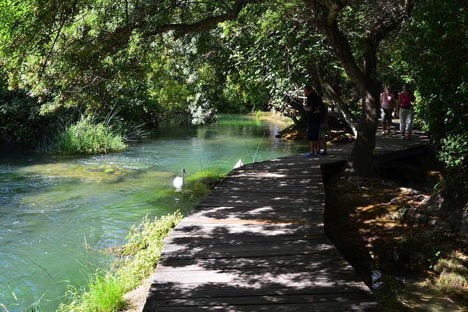 Krka Waterfalls National Park Boat Tour from Vodice - Mussels, bread, and the best part of lunch