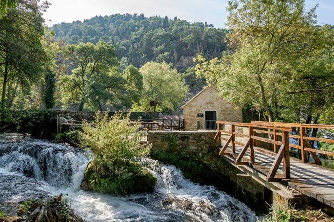 Krka Waterfalls tour with Trogir Walking tour and Krka panoramic boat cruise - Lunch and free time in Skradin
