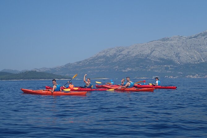 Lumbarda-Sunset Kayaking Experience with picnic: Wine and Sweets - The picnic: Grk, anchovies, and Klašun