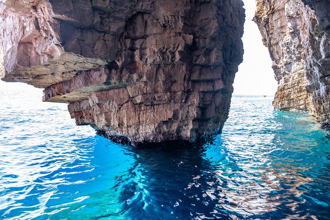 Luxury Blue Cave, Hvar and Vis Boat Tour from Split and Brac - Budikovac and the clear-water swimming stop