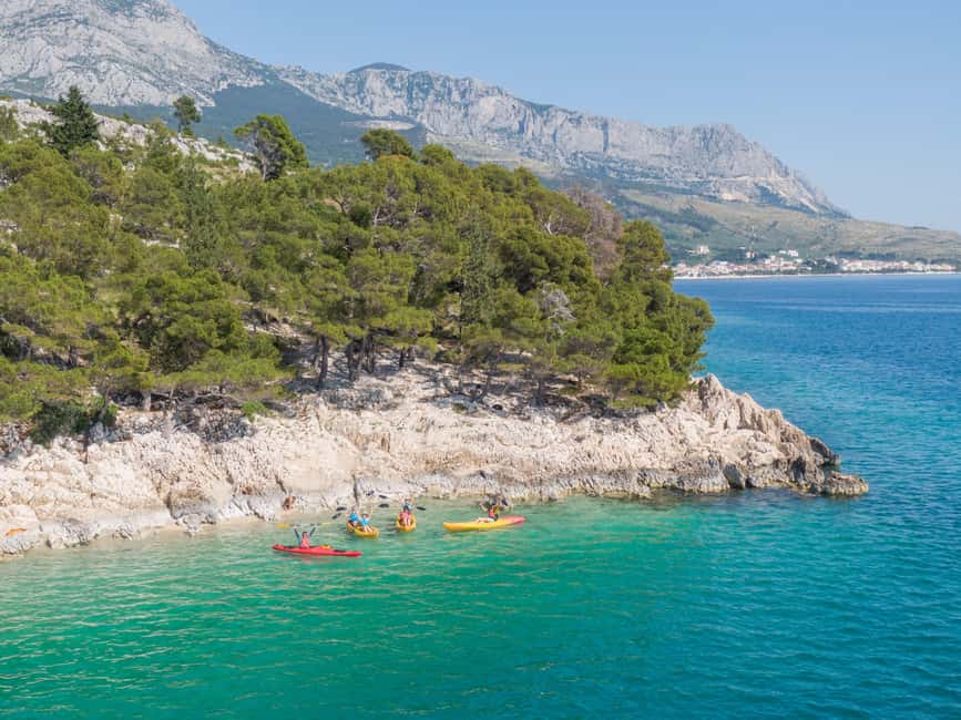 Makarska: Guided Sea Kayaking Tour with Snorkeling Stop - Starting below Restaurant Lavander