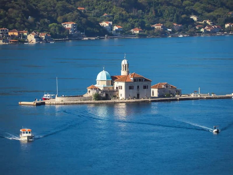 Montenegro Tour with Optional Kotor Bay Boat Cruise - The optional boat to Our Lady of the Rocks