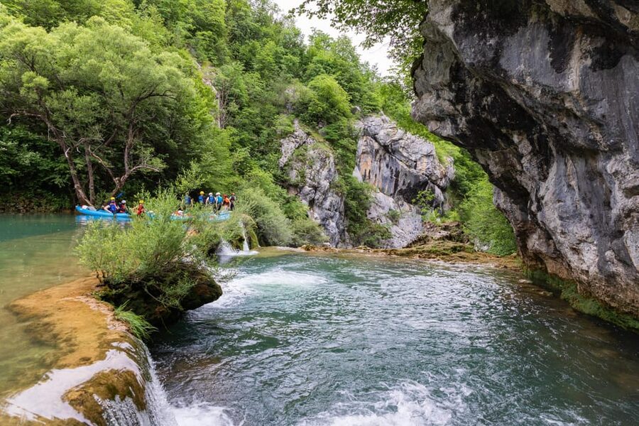 Mrežnica Waterfalls Kayaking | Slunj - Rastoke - Plitvice - The second guided section and return to Primišlje