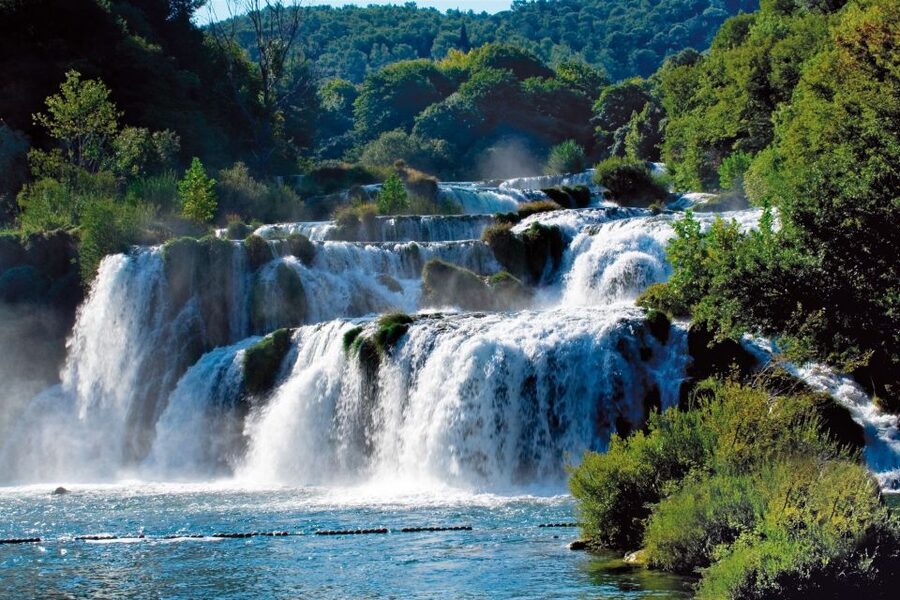 NP Krka tour with Boat Ride and Swimming in Skradin town - Taking the 30-minute boat ride to Skradin