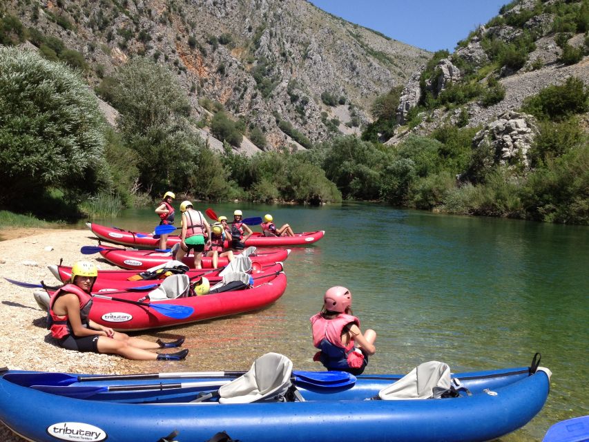 Obrovac: Rafting or Kayaking on the Zrmanja River - What the guides and group setup mean