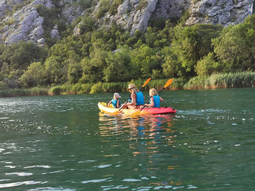 Omiš/Split: 4h Kayaking in Cetina Protected Nature Park Area - Starting in Omiš with the basics covered
