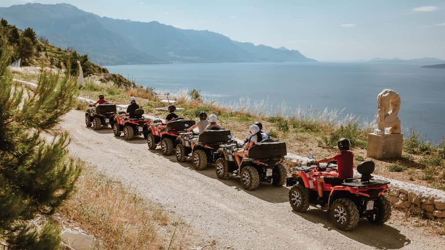 Omiš/Split Expedition: 65 km Quad Tour to Hidden Waterfalls - Cetina Canyon roads and high mountain views