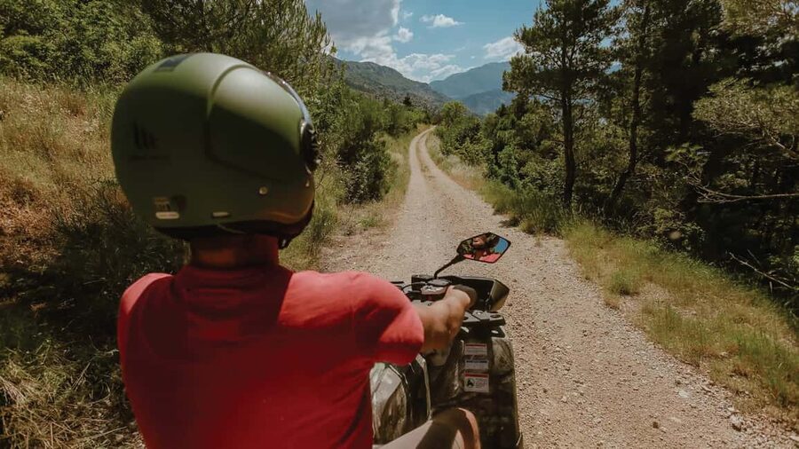 Omiš/Split Expedition: 65 km Quad Tour to Hidden Waterfalls - Vruja Bay and the four photo checkpoints