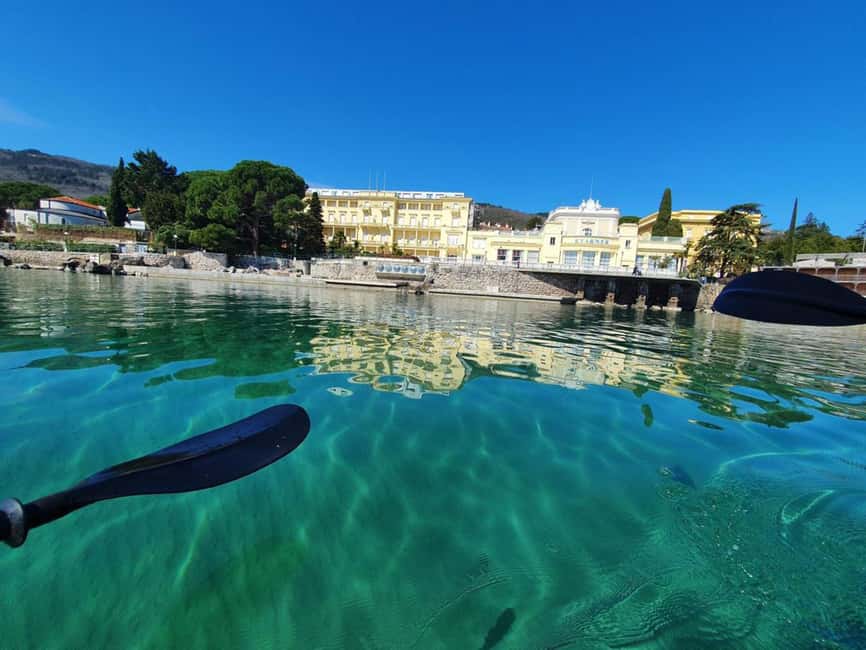 Opatija: Explore kayak adventure - What the $64 price represents
