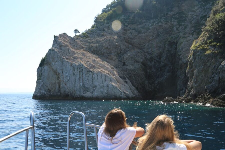 Opatija/Lovran: Boat Trip to Secluded Beaches on Island Cres - Brseč Beach gives you a strong first swim