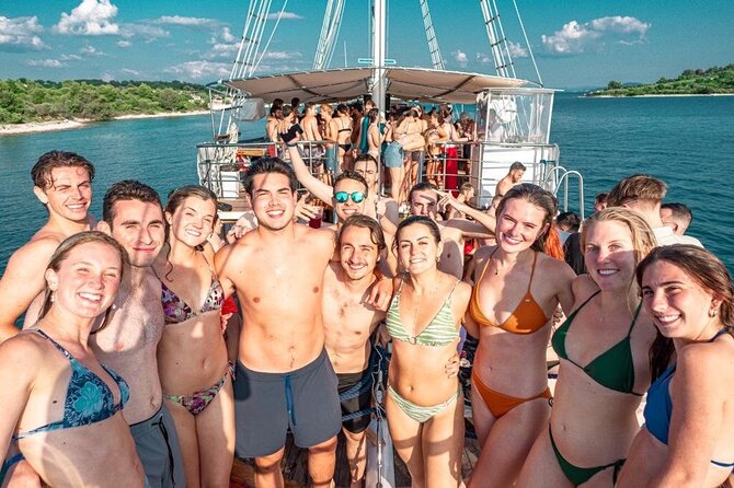 Out to Sea Split Boat Party w/ Blue Lagoon Swim, Dj & Afterparty - What kind of day is this?