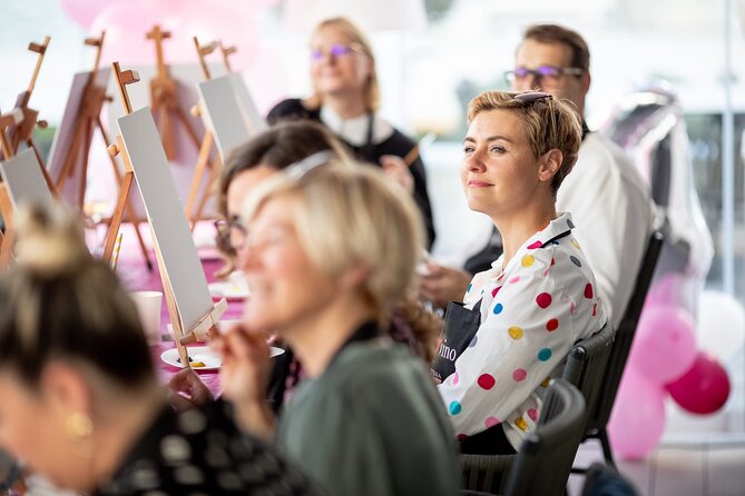 Painting party at Art Bottega - Paint & Wine Studio in Zagreb - English Instruction and Croatian Sessions