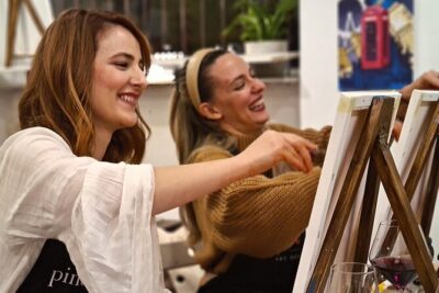 Painting party at Art Bottega – Paint & Wine Studio in Zagreb