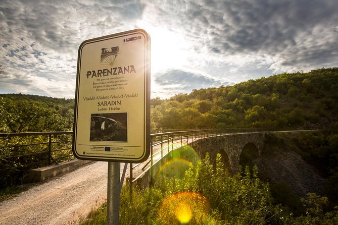 Parenzana Trail Full Day Cycling Tour from Pula, Rovinj, Poreč or Buje - Starting in Buje and getting ready to ride