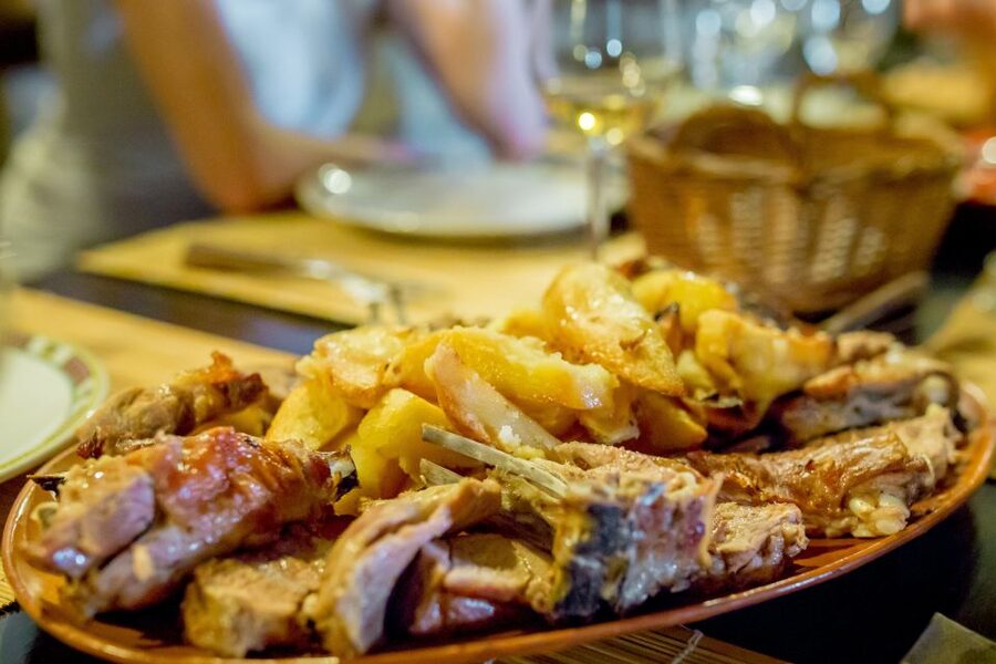 Pelješac Full-Day Wine and Food Tour from Dubrovnik - The first winery: wine, oil, and local snacks