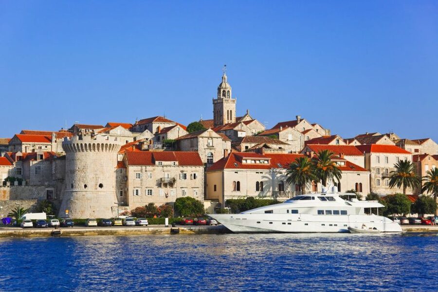 Peljesac Peninsula & Korcula Island Day-Trip from Dubrovnik - Korcula Town: Marco Polo, stone lanes, and the bell tower