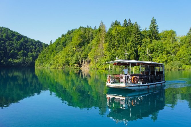 Plitvice Lakes Guided Tour from Zagreb - The boat ride and tram connection