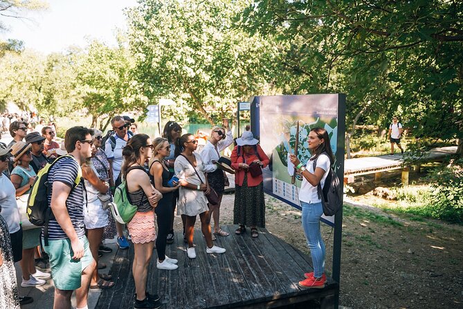 Private Full-Day Krka Waterfalls Tour with Wine Tasting - Arriving by boat in Skradin